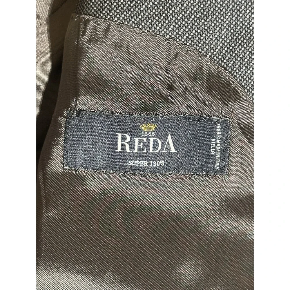 Piattelli x Reda Italian Wool Sport Coat Blazer - Dark Gray Corporate Indie